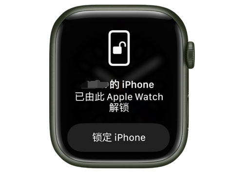 兴宁苹果手机维修分享用 AppleWatch 解锁配备面容 ID 的 iPhone方法 